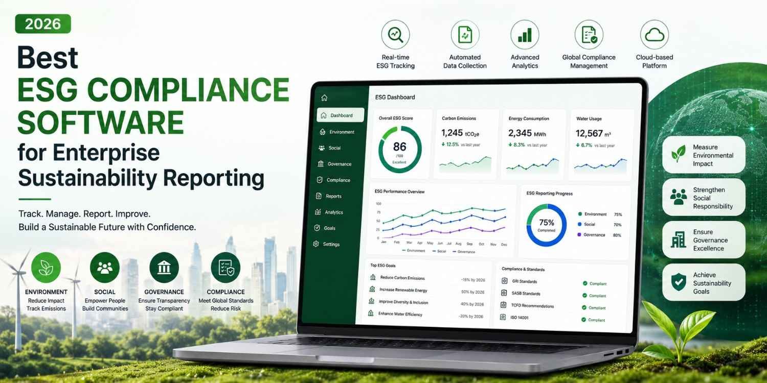 Best ESG Compliance Software for Enterprise Sustainability Reporting in 2026