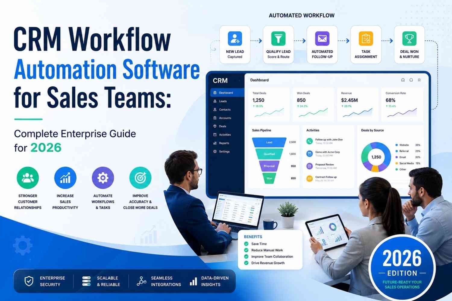 CRM Workflow Automation Software for Sales Teams: Complete Enterprise Guide for 2026